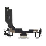 Charging Port Flex Cable Compatible for iPhone 16e / 17e (Premium) - White