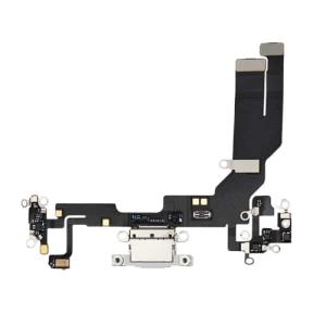 Charging Port Flex Cable Compatible for iPhone 16e / 17e (Premium) - White