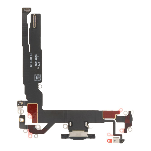 Charging Port Flex Cable Compatible for iPhone 17 (Aftermarket) - Black