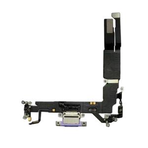 Charging Port Flex Cable Compatible for iPhone 17 (Premium) - Lavender