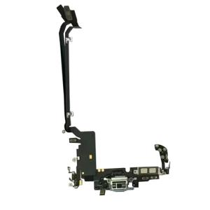 Charging Port Flex Cable Compatible for iPhone 17 Pro Max (Premium) - Silver