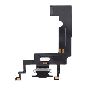 Charging Port Flex Cable Compatible for iPhone XR (Premium) - Black