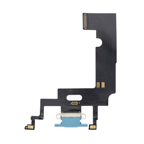 Charging Port Flex Cable Compatible for iPhone XR (Premium) - Blue
