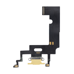 Charging Port Flex Cable Compatible for iPhone XR (Premium) - Yellow