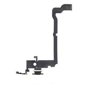 Charging Port Flex Cable Compatible for iPhone XS Max (Premium) - Black