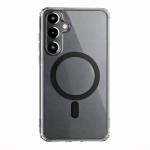 Clear Crystal Case with Magnetic for Samsung Galaxy A57 - Black