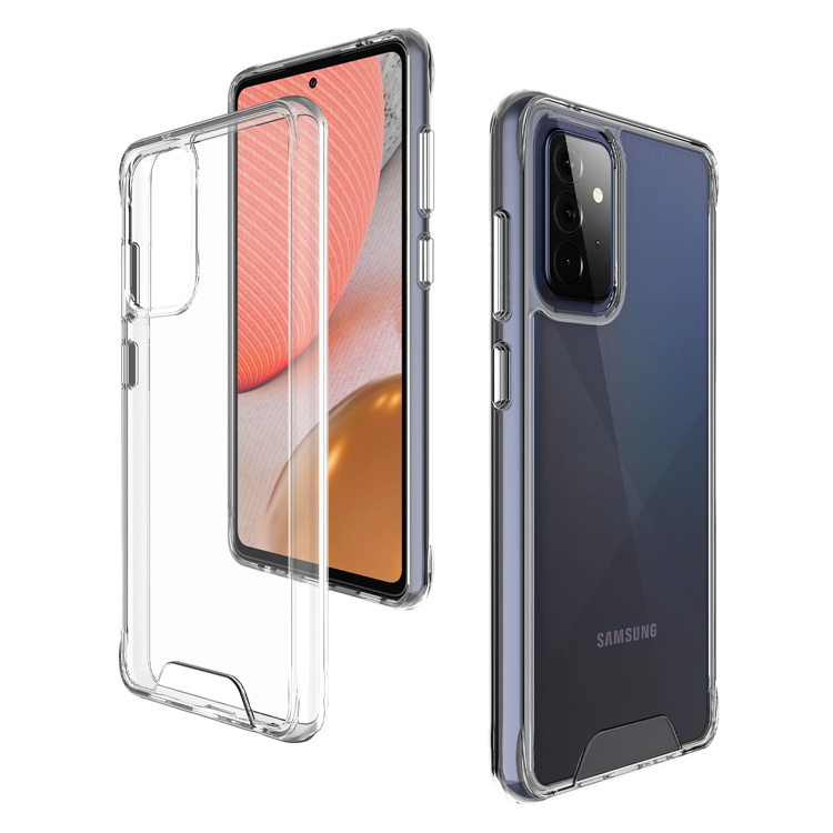 Armor Anti Shock Clear Space Case for Samsung Galaxy A72 - Clear