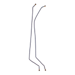 Coaxial Antenna Connecting Cable Compatible for Samsung Galaxy A11 (A115 / 2020) (US Version)