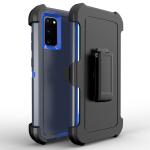 Triple Layer Protection Case & Belt Clip for Samsung Galaxy S20 FE 5G - Navy Blue