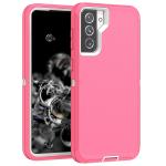 Triple Layer Protection Case & Belt Clip for Samsung Galaxy S21 Ultra 5G - Pink