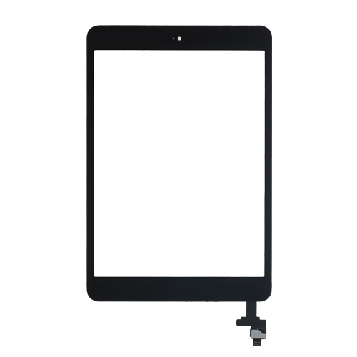 Digitizer With Home Button Pre-Installed Compatible for iPad Mini 1 / Mini 2 (Premium) - Black
