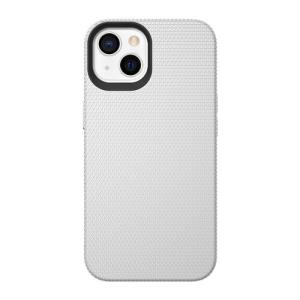 Triangle Shockproof Case with Anti Slip Grains for Apple iPhone 13 / 14 - Silver