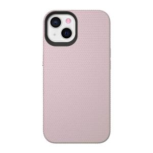 Triangle Shockproof Case with Anti Slip Grains for Apple iPhone 15 - Rose Golden
