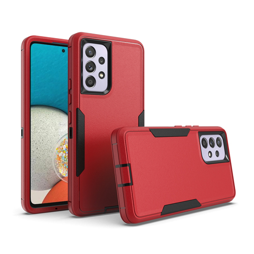 Dual Layer Shockproof Case for Samsung Galaxy A33 5G - Red