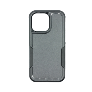 Dual Layer Shockproof Case for iPhone 15 - Black