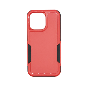 Dual Layer Shockproof Case for iPhone 15 - Red