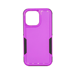 Dual Layer Shockproof Case for iPhone 14 Pro - Purple