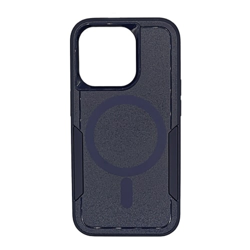 Dual Layer Shockproof with Magsafe Case for iPhone 16 – Navy Blue