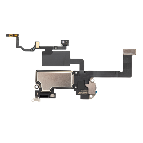 Earpiece Speaker With Proximity Sensor Cable Compatible for iPhone 12 / 12 Pro (Warning : Soldering Required for Face ID Functionality) (Aftermarket)