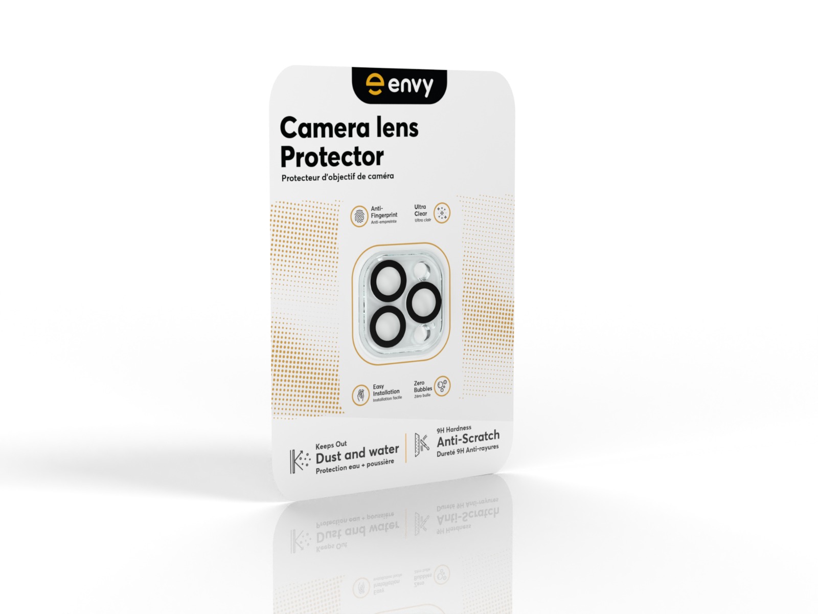 Tempered Glass Camera Lens Protector for iPhone 12 Pro Max - Clear