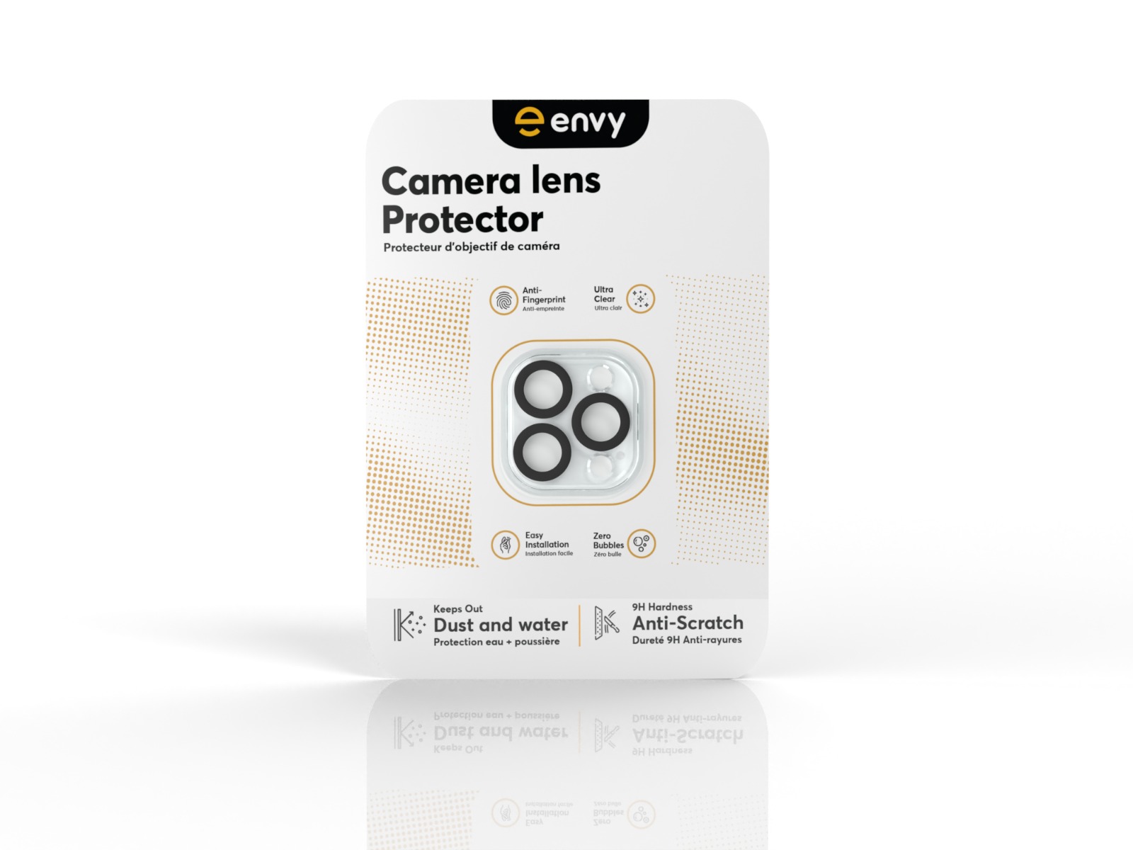 Tempered Glass Camera Lens Protector for iPhone 12 Pro - Clear