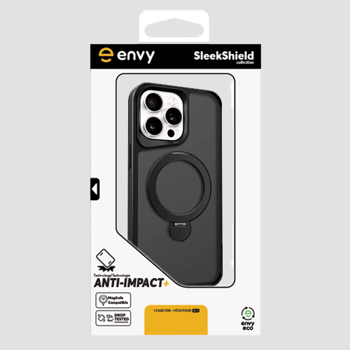 Envy Sleek Shield with Magsafe Case for Apple iPhone 16 Pro Max - Black