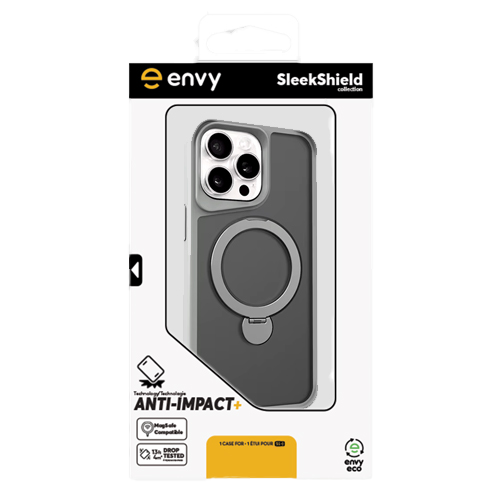 Envy Sleek Shield with Magsafe Case for Apple iPhone 15 Pro Max - Gray