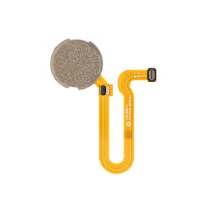 Fingerprint Scanner With Flex Cable Compatible for Moto One Hyper (XT2027 / 2020) - Dark Amber Red