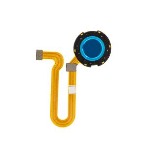 Fingerprint Scanner With Flex Cable Compatible for Moto One Hyper (XT2027 / 2020) - Deep Sea Blue