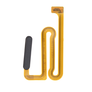 Fingerprint Scanner With Flex Cable Compatible for Samsung Galaxy A12 (A125 / 2020) / A12 Nacho (A127 / 2021) - Black