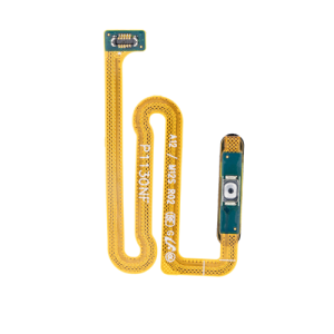 Fingerprint Scanner With Flex Cable Compatible for Samsung Galaxy A12 (A125 / 2020) / A12 Nacho (A127 / 2021) - Red