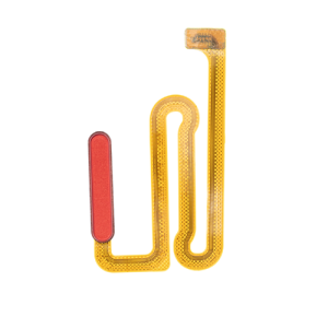 Fingerprint Scanner With Flex Cable Compatible for Samsung Galaxy A12 (A125 / 2020) / A12 Nacho (A127 / 2021) - Red