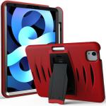 Shockproof Heavy Duty Rugged Defender Case for Apple iPad Air 4 10.9 / iPad Air 5 / Air 6 11'' / Air 7 11" / Air 8 11" - Red