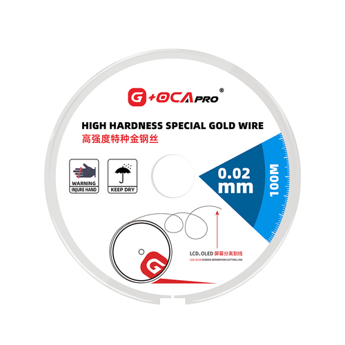 G+OCA Pro Cutting Wire High Hardness Special Gold Wire 0.02mm