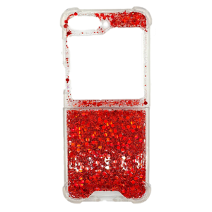 Glitter Case for Samsung Galaxy Z Flip 5 - Red