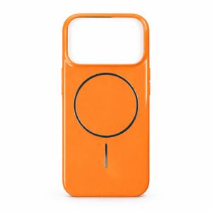 Glossy Hard Magsafe Case for Apple iPhone 17 Pro Max - Orange
