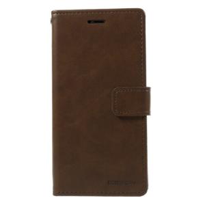 Goospery Blue Moon Wallet Case for Samsung Galaxy S22 - Brown