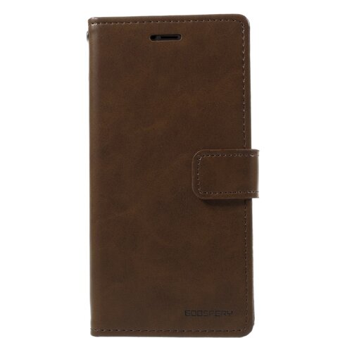 Goospery Blue Moon Wallet Case for Apple iPhone XR - Brown