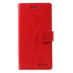 Goospery Blue Moon Wallet Case for Apple iPhone 16e / 17e - Red
