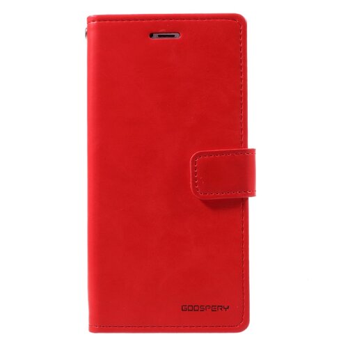 Goospery Blue Moon Wallet Case for Samsung Galaxy Note 10 - Red