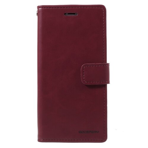 Goospery Blue Moon Wallet Case for Samsung Galaxy S10 Plus - Wine