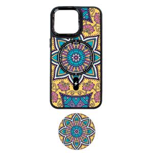 Graphic Design with Magsafe Case + Pop Socket for Apple iPhone 15 - Nº 1