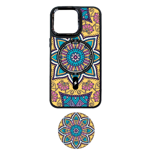 Graphic Design with Magsafe Case + Pop Socket for Apple iPhone 14 Pro Max - Nº 1