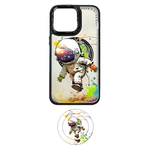 Graphic Design with Magsafe Case + Pop Socket for Apple iPhone 15 Pro Max - Nº 5