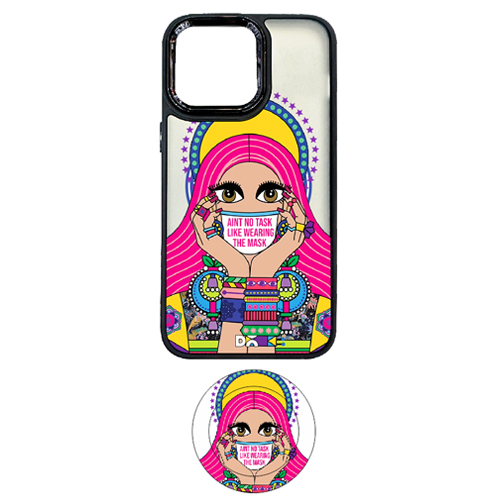 Graphic Design with Magsafe Case + Pop Socket for Apple iPhone 15 - Nº 7