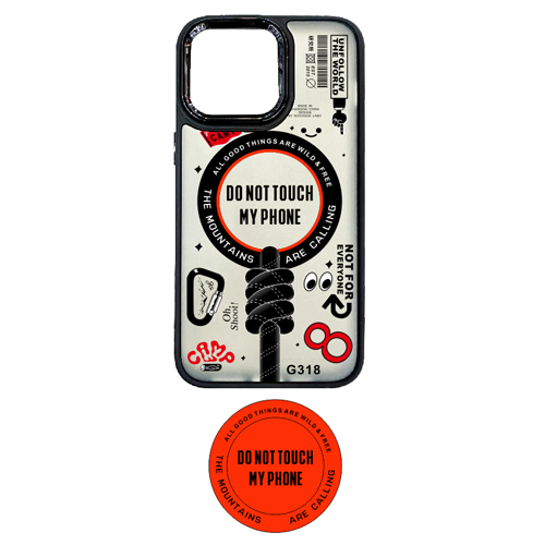Graphic Design with Magsafe Case + Pop Socket for Apple iPhone 15 - Nº 8