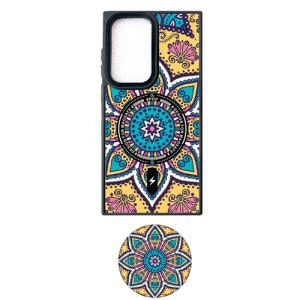 Graphic Design with Magsafe Case + Pop Socket for Samsung Galaxy S21 FE - Nº 1