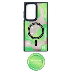 Graphic Design with Magsafe Case + Pop Socket for Samsung Galaxy S23 FE - Nº 10
