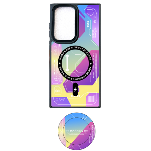 Graphic Design with Magsafe Case + Pop Socket for Samsung Galaxy S23 FE - Nº 3