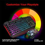 HYPERGEAR 4IN1 RGB Gaming Kit (Keyboard + Mouse + Headphones + Mouse Pad)